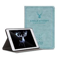 (สีฟ้า) Retro Deer - เคส iPad Air 3 10.5" (2019)