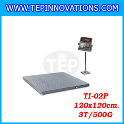 เครื่องชั่งน้ำหนักตั้งพื้น3ตัน เครื่องชั่งดิจิตอล3ตัน กิโลชั่งน้ำหนักดิจิตอล3ตัน เครื่องชั่งน้ำหนักตั้งพื้น3ตัน เครื่องชั่งTiger รุ่น TI-02P ความละเอียด500กรัม ขนาดแท่น120x120cm. (ไม่ผ่านตรวจรับรอง)