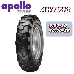 ยางรถตัก รถเกรด ขนาด 9.00-20 ,10.00-20 รุ่น AWE713 ชนิด TLยี่ห้อ APOLLO