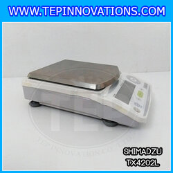 เครื่องชั่ง4200กรัม เครื่องชั่งน้ำหนัก4200กรัม เครื่องชั่งละเอียดสูง4200กรัม เครื่องชั่งน้ำหนัก4200g เครื่องชั่งทศนิยม 2 ตำแหน่ง ตาชั่งละเอียดสูง4200g เครื่องชั่งละเอียดสูง พิกัดน้ำหนัก 4200g ความละเอียด 0.01g ยี่ห้อ SHIMADZU รุ่น TX4202L