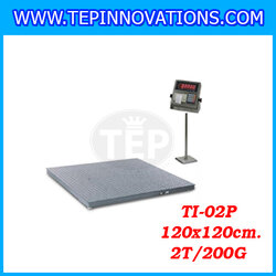 เครื่องชั่งน้ำหนักตั้งพื้น2ตัน เครื่องชั่งดิจิตอล2ตัน กิโลชั่งน้ำหนักดิจิตอล2ตัน เครื่องชั่งน้ำหนักตั้งพื้น2ตัน เครื่องชั่งTiger รุ่น TI-02P ความละเอียด200กรัม ขนาดแท่น120x120cm. (ไม่ผ่านตรวจรับรอง)