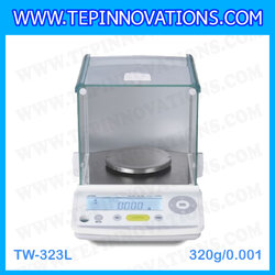 เครื่องชั่งดิจิตอลทศนิยม3ตำแหน่ง รุ่น TW323L พิกัด 320g x 0.001g เครื่องชั่งละเอียดสูง320g เครื่องชั่งน้ำหนัก320กรัม ตาชั่งดิจิตอล320กรัม ยี่ห้อ SHIMADZU รุ่น TW323L