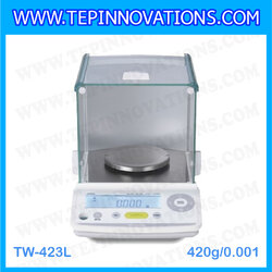 เครื่องชั่งดิจิตอลทศนิยม3ตำแหน่ง รุ่น TW423L พิกัด 420g x 0.001g เครื่องชั่งละเอียดสูง420g เครื่องชั่งน้ำหนัก420กรัม ตาชั่งดิจิตอล420กรัม ยี่ห้อ SHIMADZU รุ่น TW423L