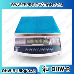 เครื่องชั่งน้ำหนักดิจิตอล พิกัดน้ำหนัก 15กิโลกรัม ยี่ห้อ TSCALE รุ่น QHW ความละเอียด0.2g(เครื่องชั่งผ่านตรวจรับรองจากสำนักชั่งตวงวัด)