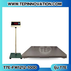 เครื่องชั่ง1ตัน เครื่องชั่งน้ำหนักดิจิตอล1ตัน เครื่องชั่งแบบวางพื้น1000กิโลกรัม ตาชั่ง1000กิโล เครื่องชั่งน้ำหนัก1000กิโล เครื่องชั่งตั้งพื้น1000Kg ละเอียด100g รุ่น T7E(เครื่องชั่งผ่านตรวจรับรองจากชั่ง ตวง วัด)