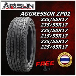 ยางรถยนต์ ขนาด 235/65R17 ,235/55R17 ,225/50R17 ,215/55R17 ,225/55R17 ,225/65R17 รุ่น ZP01 ยี่ห้อ ARISUN (แถมจุ๊บลม)