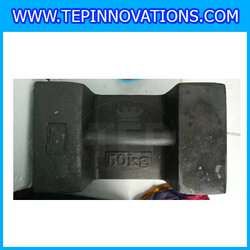 ตุ้มน้ำหนักเหล็กหล่อมาตรฐาน50กิโลกรัม ตุ้มน้ำหนัก50kg สำหรับสอบเทียบเครื่องชั่งน้ำหนักดิจิตอลทุกชนิด สอบเทียบน้ำหนักชั่งไม่เกิน50กิโลกรัม