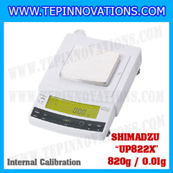 เครื่องชั่งดิจิตอล ทศนิยม 2 ตำแหน่ง รุ่น UP822X พิกัด820gx0.01g เครื่องชั่งละเอียดสูง820g เครื่องชั่งน้ำหนัก820g ตาชั่ง820กรัม พิกัดน้ำหนัก 820g ความละเอียด 0.01g ยี่ห้อ SHIMADZU รุ่น UP822X