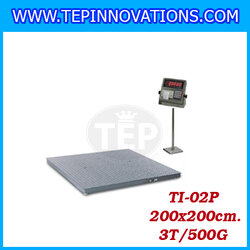 เครื่องชั่งน้ำหนักตั้งพื้น3ตัน เครื่องชั่งดิจิตอล3ตัน กิโลชั่งน้ำหนักดิจิตอล3ตัน เครื่องชั่งน้ำหนักตั้งพื้น3ตัน เครื่องชั่งTiger รุ่น TI-02P ความละเอียด500กรัม ขนาดแท่น200x200cm. (ไม่ผ่านตรวจรับรอง)