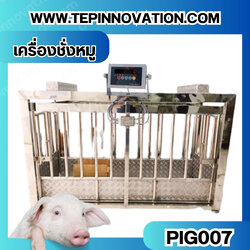 เครื่องชั่งหมู500kg ตาชั่งหมูกรงสแตนเลส เครื่องชั่งหมู กรงชั่งหมู ตาชั่งหมู500kg ตาชั่งน้ำหนักหมู พิกัด 500kg ความละเอียด 100g ยี่ห้อ SDS รุ่น IDS701-SS