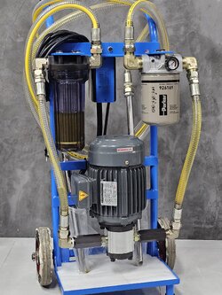 Filter Cart รถดูดกรองน้ำมันไฮดรอลิค รุ่นแสตนดาร์ด 2 กรอง (150+10 ไมครอน)