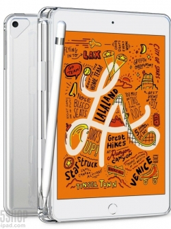 เคสซิลิโคนใส (มีที่เก็บปากกา Apple Pencil) - เคส iPad Mini 4/5