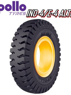 ยางรถบรรทุกขนาดใหญ่ ยางรถเหมือง ขนาด 18.00-25 รุ่น IND-4/E-4 ALT188 ชนิด TL 40PR ยี่ห้อ APOLLO