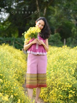 กางเกงตีนจก