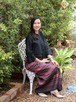 เสื้อไทลื้อผ้าลินิน