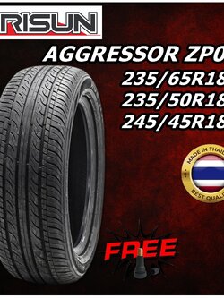 ยางรถยนต์ ขนาด 235/65R18 ,235/50R18 ,245/45R18 รุ่น ZP01 ยี่ห้อ ARISUN (แถมจุ๊บลม)