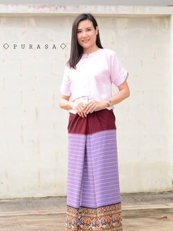 เสื้อไทลื้อผ้าลินิน