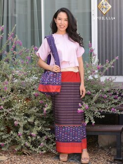 ผ้าซิ่นจกกิ้นทอโบราณ