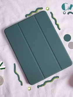Smart Case มีที่เก็บปากกา [ สีเขียวเข้ม ] - เคส iPad Mini 5 (2019)