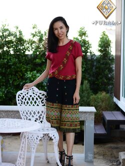 กางเกงตีนจก