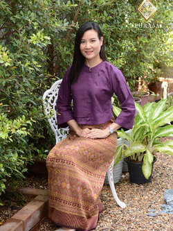 เสื้อไทลลื้อผ้าลินิน