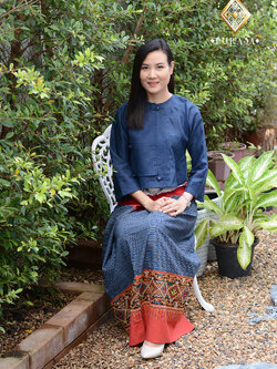 เสื้อไทลื้อผ้าลินิน