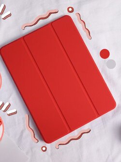 Smart Case มีที่เก็บปากกา [ สีแดง ] - เคส iPad iPad Mini 5 (2019)
