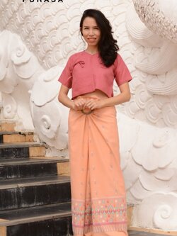 เสื้อครอปผ้าลินิน