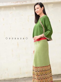 เสื้อไทลื้อใยกัญชง