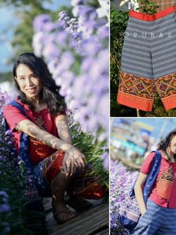 กางเกงตีนจก