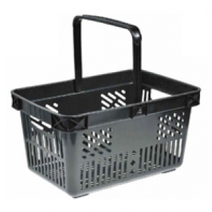 ตะกร้าพลาสติก 1หูหิ้ว