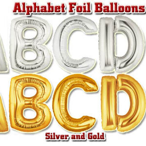 ลูกโป่งตัวอักษร Alphabet Letter Foil Balloons
