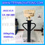 เครื่องชั่งดิจิตอลตั้งพื้น ยี่ห้อ JADEVER รุ่น EX-JWI-586 ขนาดแท่น 60x80cm. พิกัดน้ำหนัก 500kg ค่าละเอียด 50g พร้อมที่เข็นและล้อ