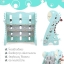 Baby Book Shelf ชั้นวางหนังสือ นิทาน 4 ชั้น สีพาสเทลลายยี่ราฟ สำหรับเด็ก ชั้นวางหนังสือเด็กโปร่ง ลายหัวใจ โครงสร้างแข็งแรง