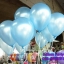 ลูกโป่งสวรรค์ทรงกลมสีมุก สีฟ้า พาสเทล Latex Metalic Color Balloon แพคละ 20 ใบ