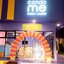 ซุ้มโค้งลูกโป่งสลับสี งานเปิดร้าน Balloons colum