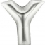 ลูกโป่งตัวอักษร Y ขนาด 40 นิ้ว สีเงิน Alphabet Letter Foil Balloon Silver Color