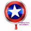 ลูกโป่งการ์ตูนโล่กัปตันอเมิกา Captain America Avengers Super Hero Foil Balloon