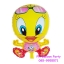 ลูกโป่งการ์ตูนรูปนกทวิสตี้คาดแว่น สีเหลือง Twittie lovely Bird Balloon