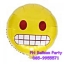 ลูกโป่งหน้ายิ้มยิงฟัน ทรงกลม Smile Face Round Shape Foil Balloon