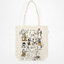 caliiicoกระเป๋าสะพายผ้าดิบ ลายไทยแลนด์ TTote bag natural fabric print with Thai Elephant