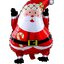 ลูกโป่งซานต้าครอส Christmas Santa Balloon