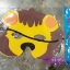หน้ากากสิงโต สีน้ำตาลเหลือง Lion Mask