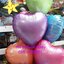 ลูกโป่งหัวใจ สีพาสเทล ขนาด 18 นิ้ว Pastel Heart shape Foil Balloons