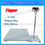 เครื่องชั่งน้ำหนักดิจิตอลพร้อมปริ้นเตอร์ในตัว พิกัด 500kg ค่าละเอียด 100g ยี่ห้อ TIGER รุ่น TI-04P ขนาดแท่น 200x200cm.
