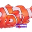 ลูกโป่งปลานีโม่ ปลาการ์ตูน สีสีม NEMO Fish Balloon