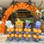 ซุ้มโค้งฮาโลวีน ต้นไม้แมงมุมดำ 2x3 ม. Halloween Balloons colum