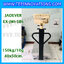 เครื่องชั่งดิจิตอลตั้งพื้น ยี่ห้อ JADEVER รุ่น EX-JWI-586 ขนาดแท่น 40x50cm. พิกัดน้ำหนัก 150kg ค่าละเอียด 10g พร้อมที่เข็นและล้อ
