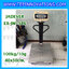 เครื่องชั่งดิจิตอลตั้งพื้น ยี่ห้อ JADEVER รุ่น EX-JWI-586 ขนาดแท่น 40x50cm. พิกัดน้ำหนัก 100kg ค่าละเอียด 10g พร้อมที่เข็นและล้อ