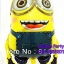 ลูกโป่งการ์ตูนมินเนี่ยน 2 ตา Despicable Me Two Eye Minion Foil Balloon